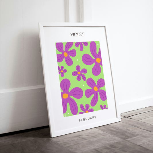 Birth Flowers - February - ArtsHaze