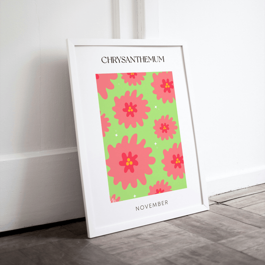 Birth Flowers - November - ArtsHaze