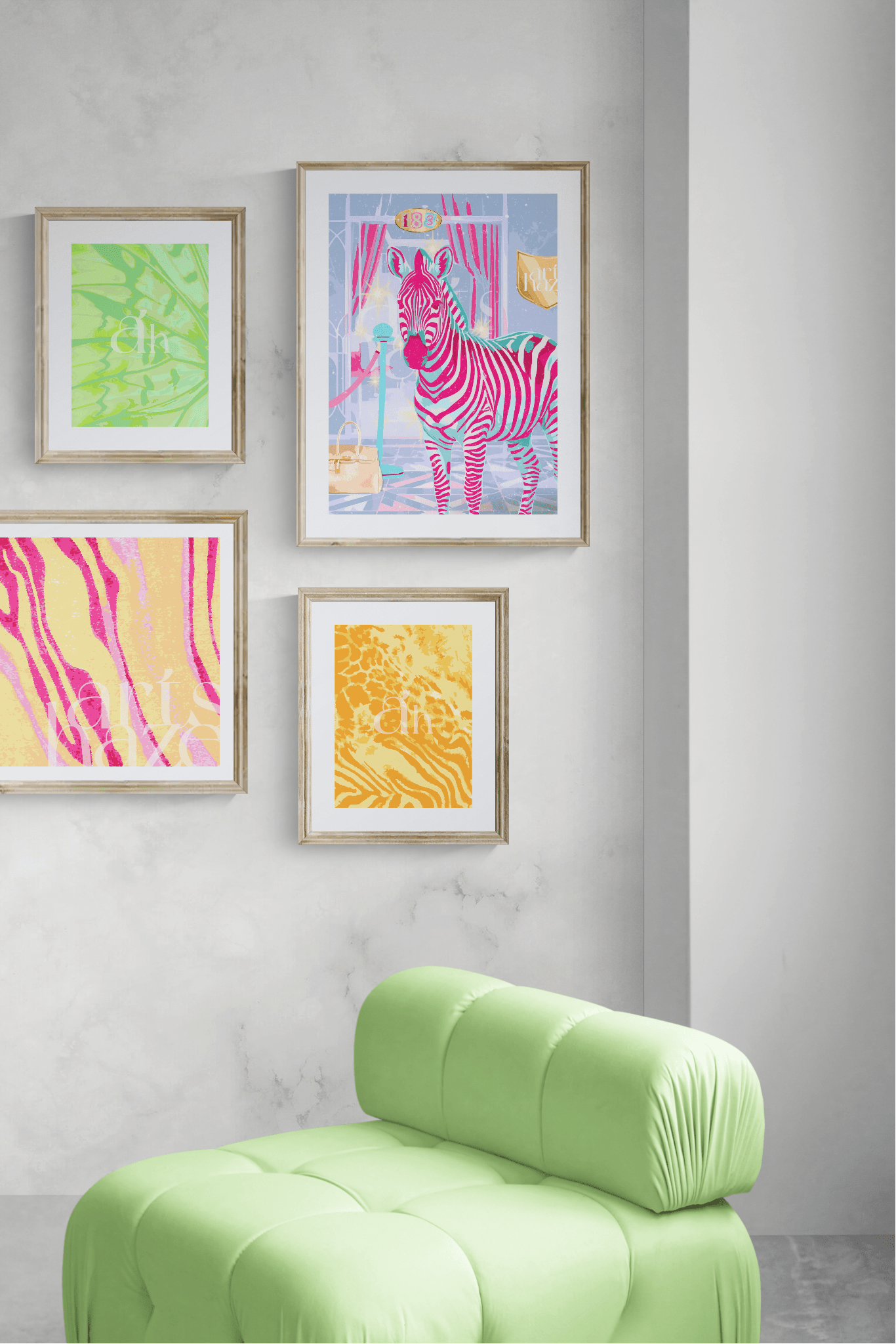 Animal Instinct - Neon Flutter - ArtsHaze