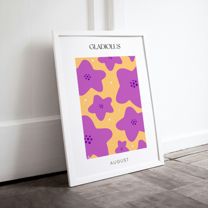 Birth Flowers - August - ArtsHaze