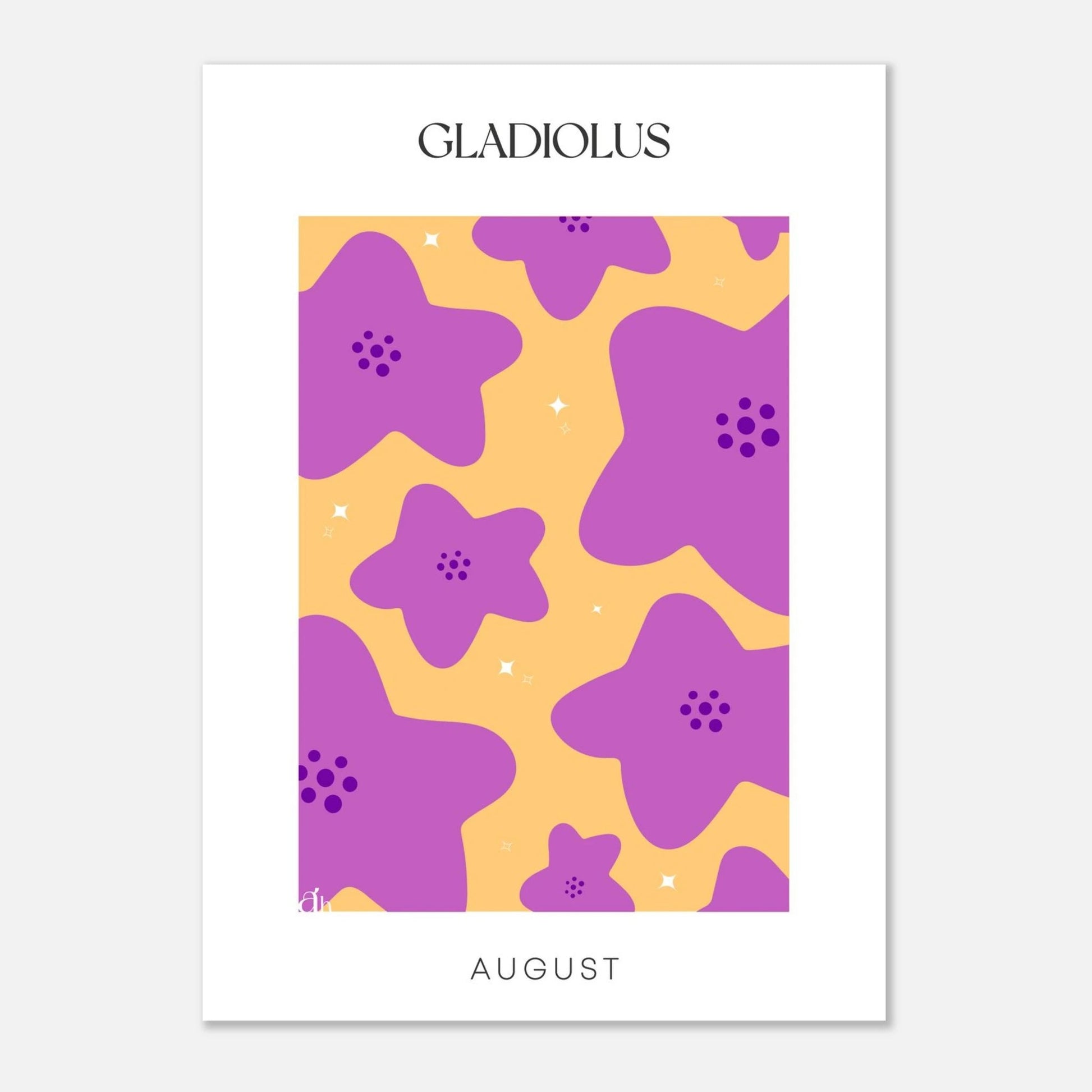 Birth Flowers - August - ArtsHaze