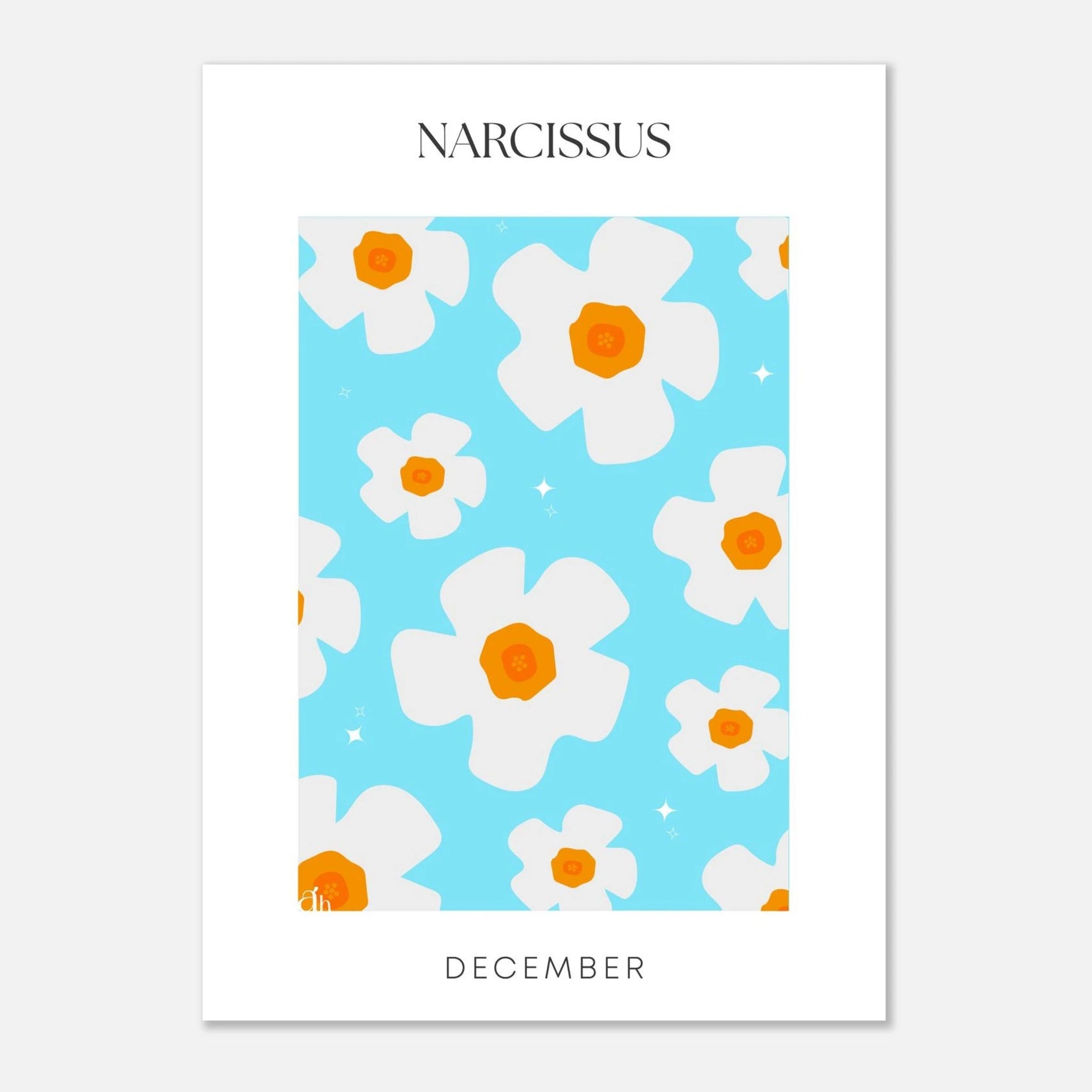 Birth Flowers - December - ArtsHaze