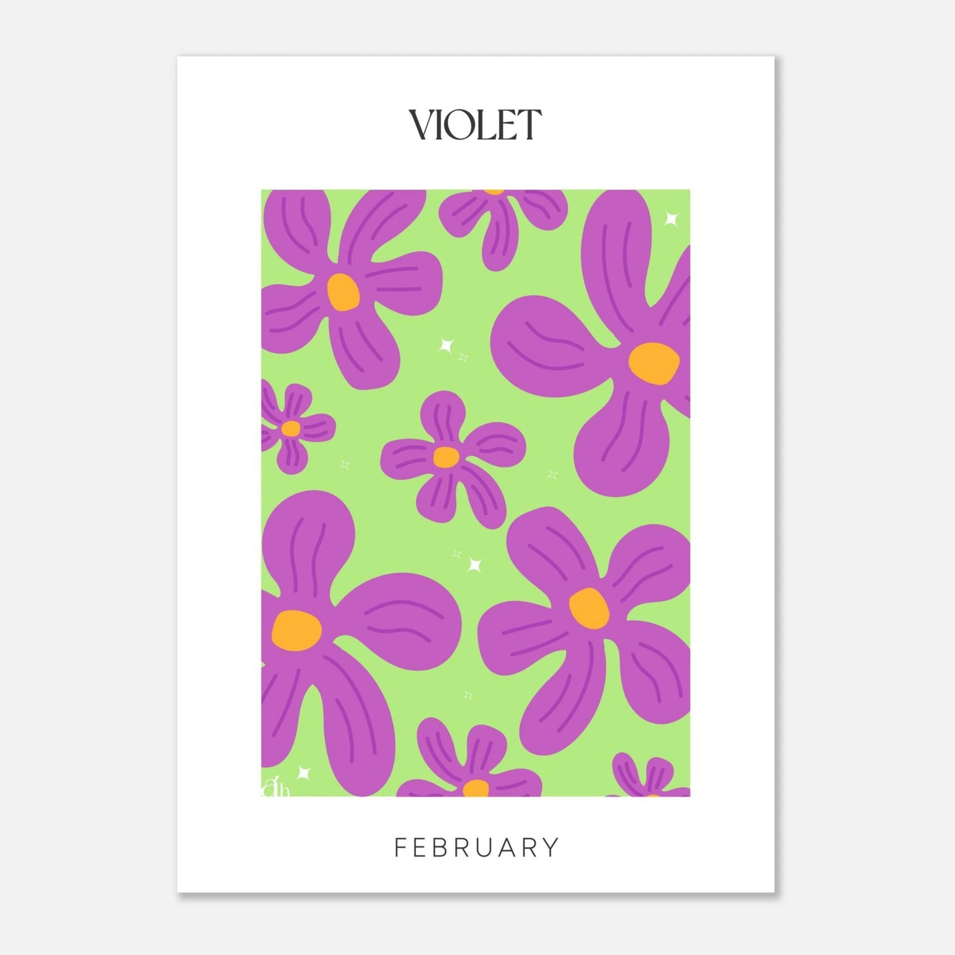 Birth Flowers - February - ArtsHaze