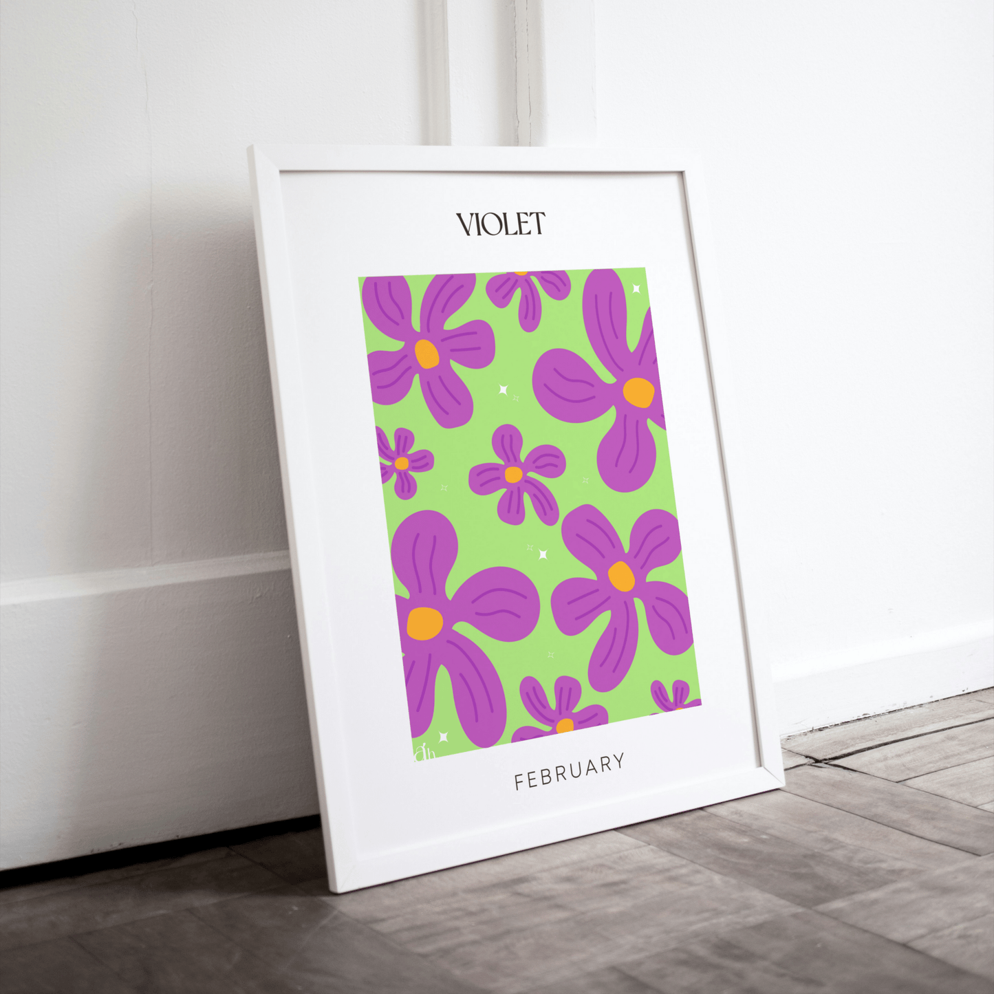 Birth Flowers - February - ArtsHaze