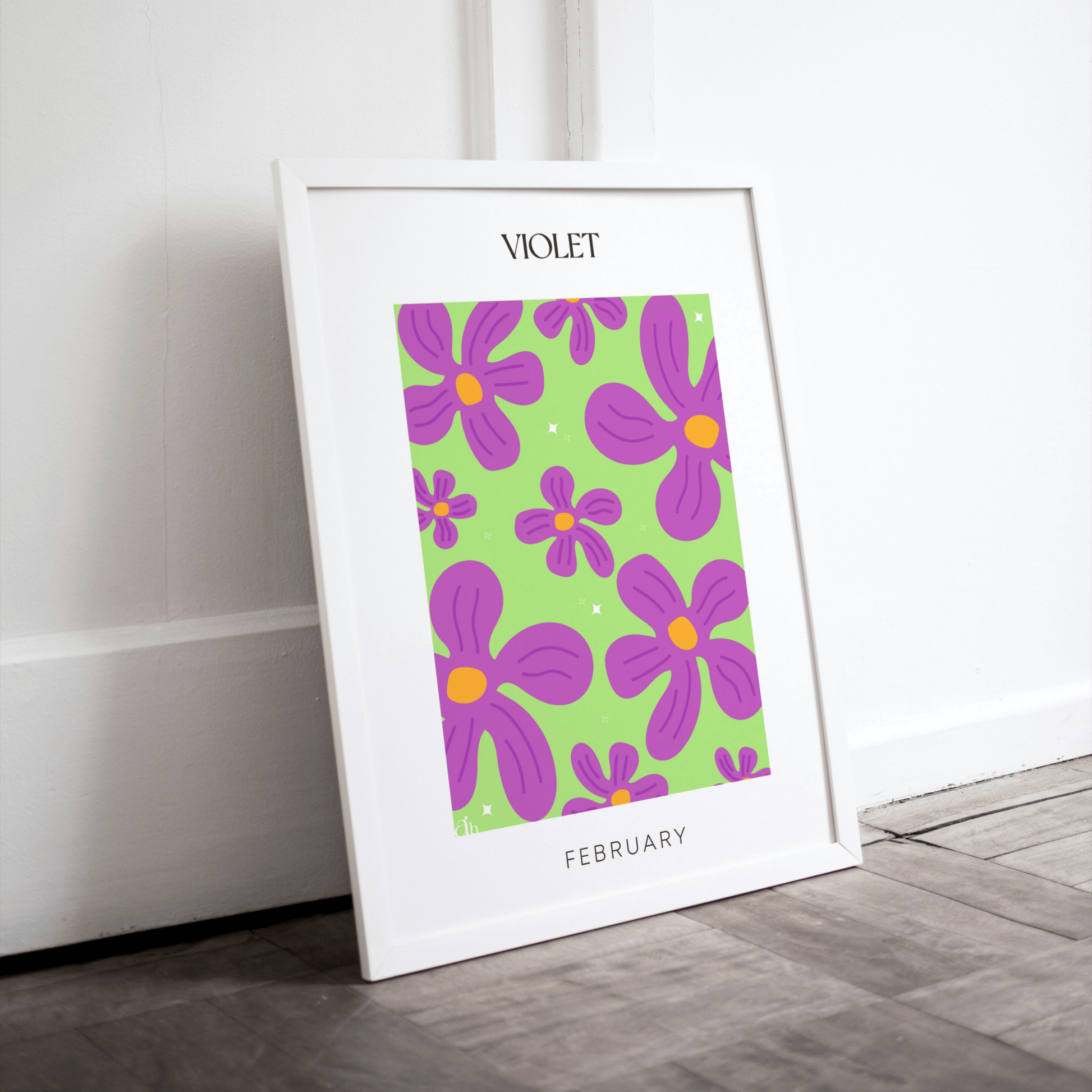 Birth Flowers - February - ArtsHaze