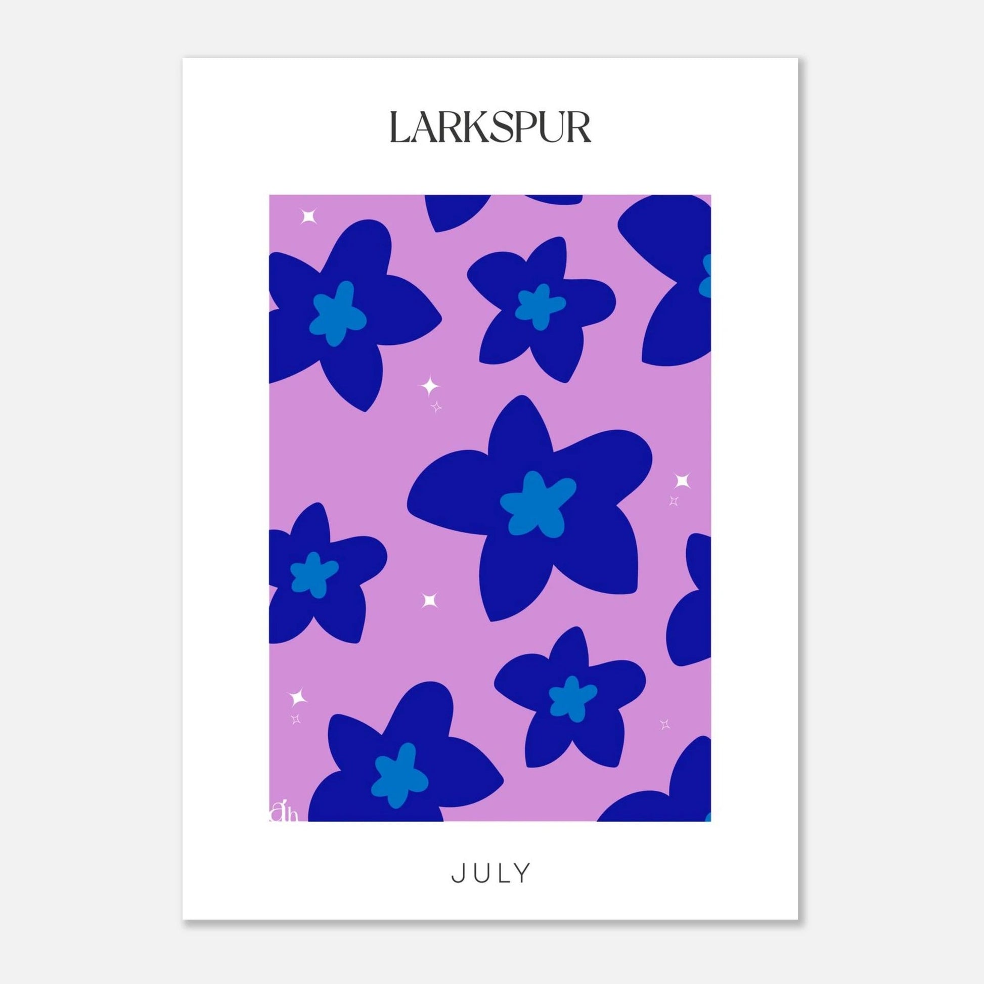 Birth Flowers - July - ArtsHaze