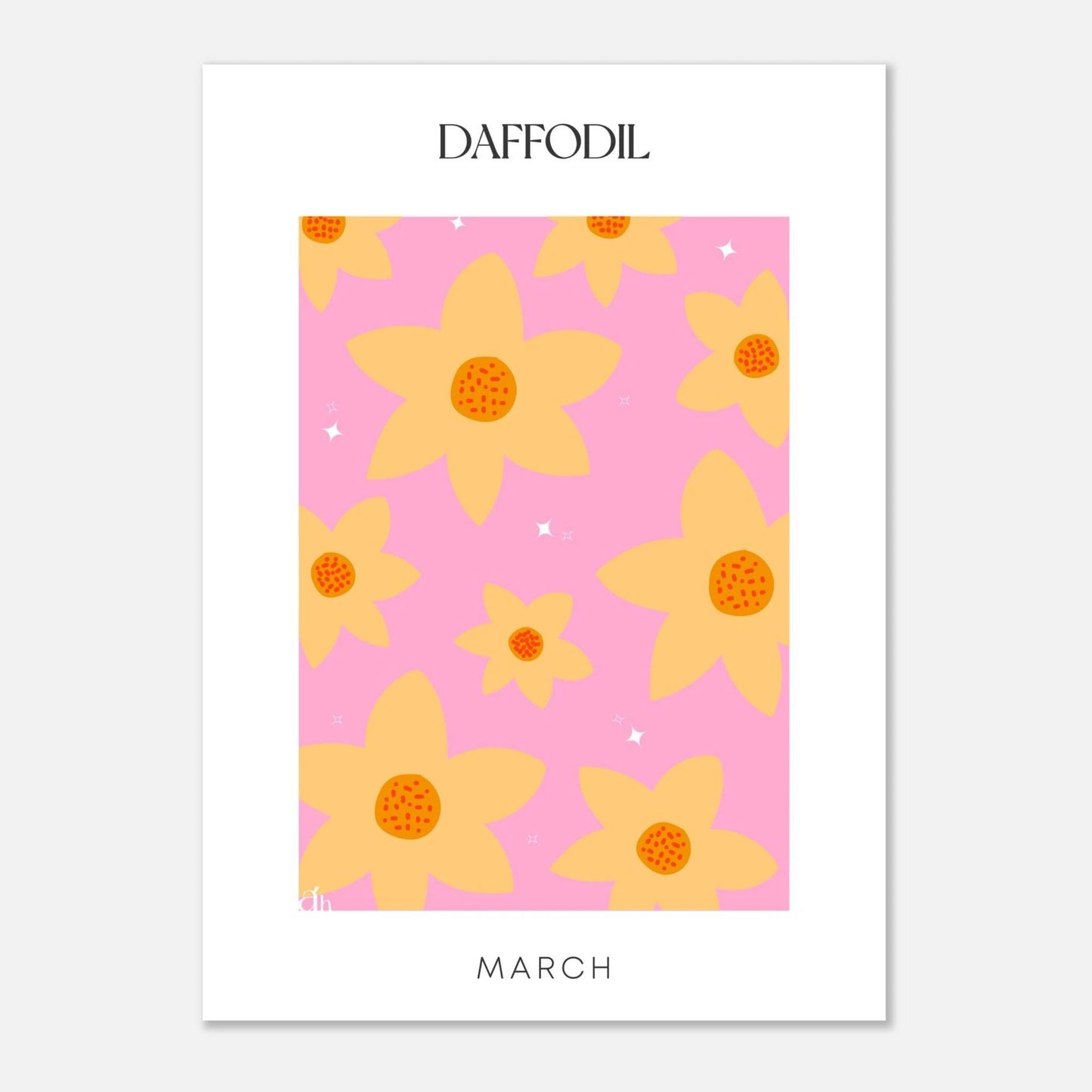 Birth Flowers - March - ArtsHaze