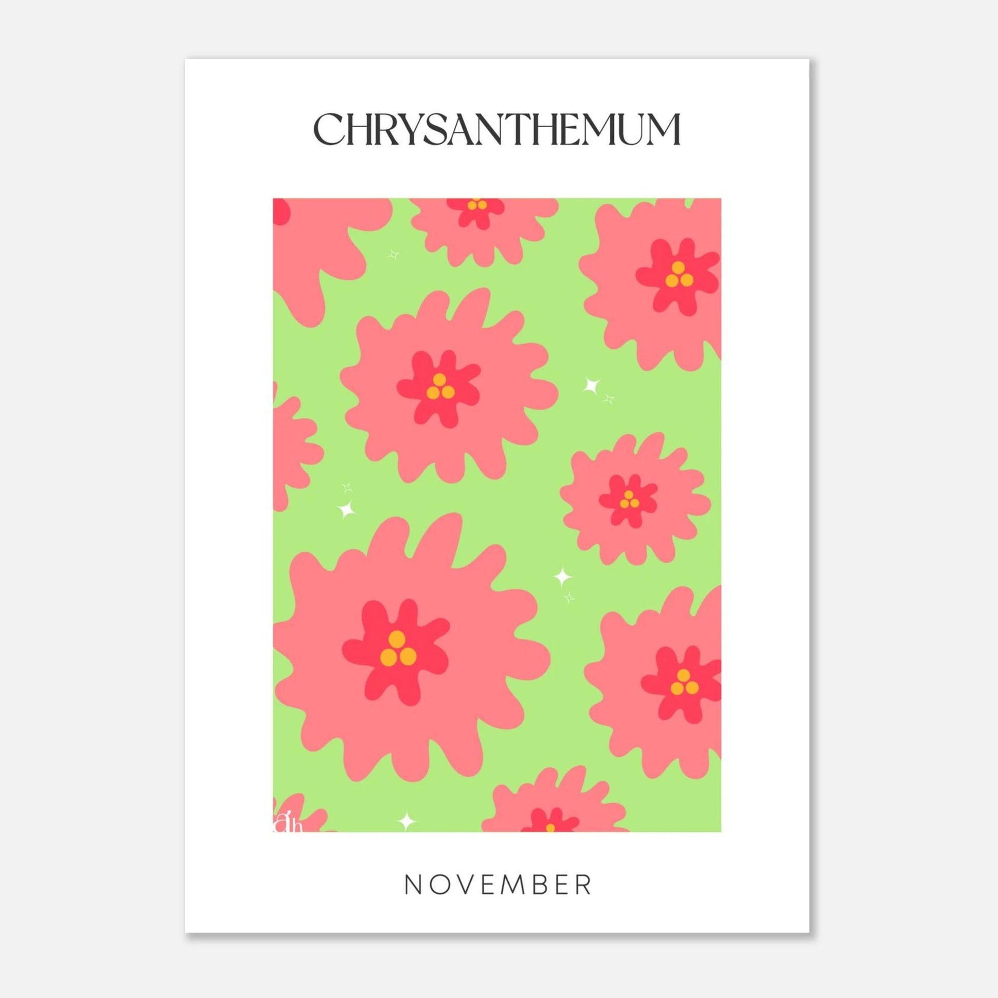 Birth Flowers - November - ArtsHaze