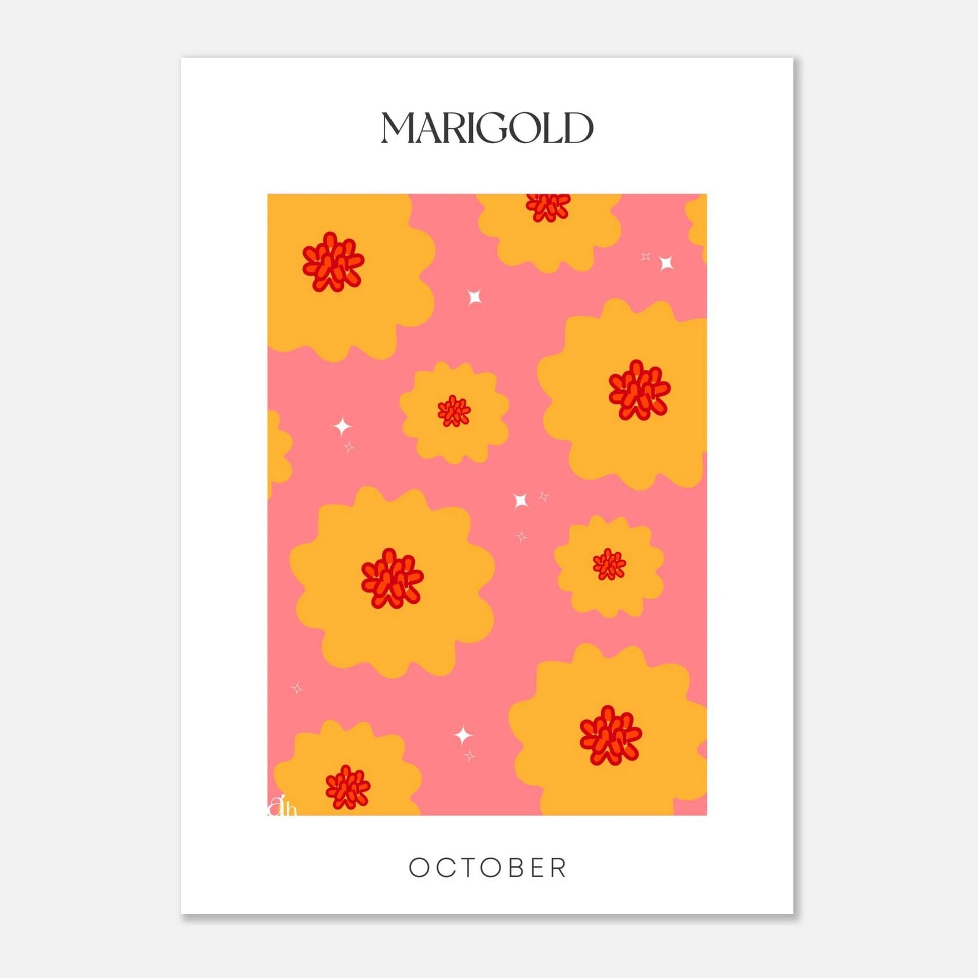 Birth Flowers - October - ArtsHaze