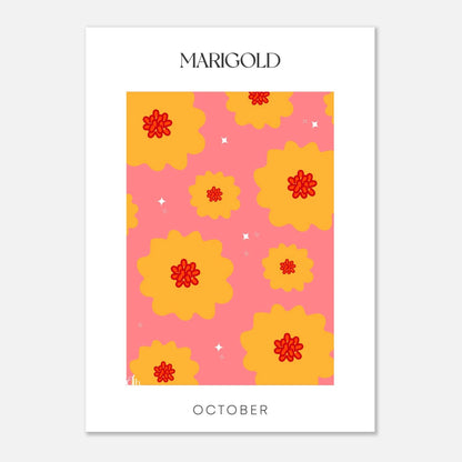 Birth Flowers - October - ArtsHaze