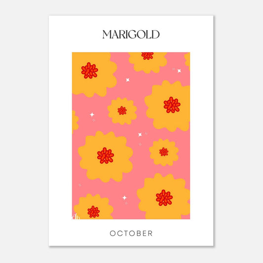 Birth Flowers - October - ArtsHaze