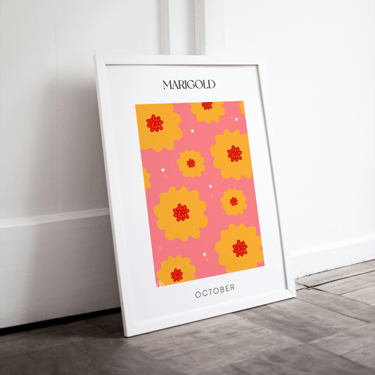 Birth Flowers - October - ArtsHaze