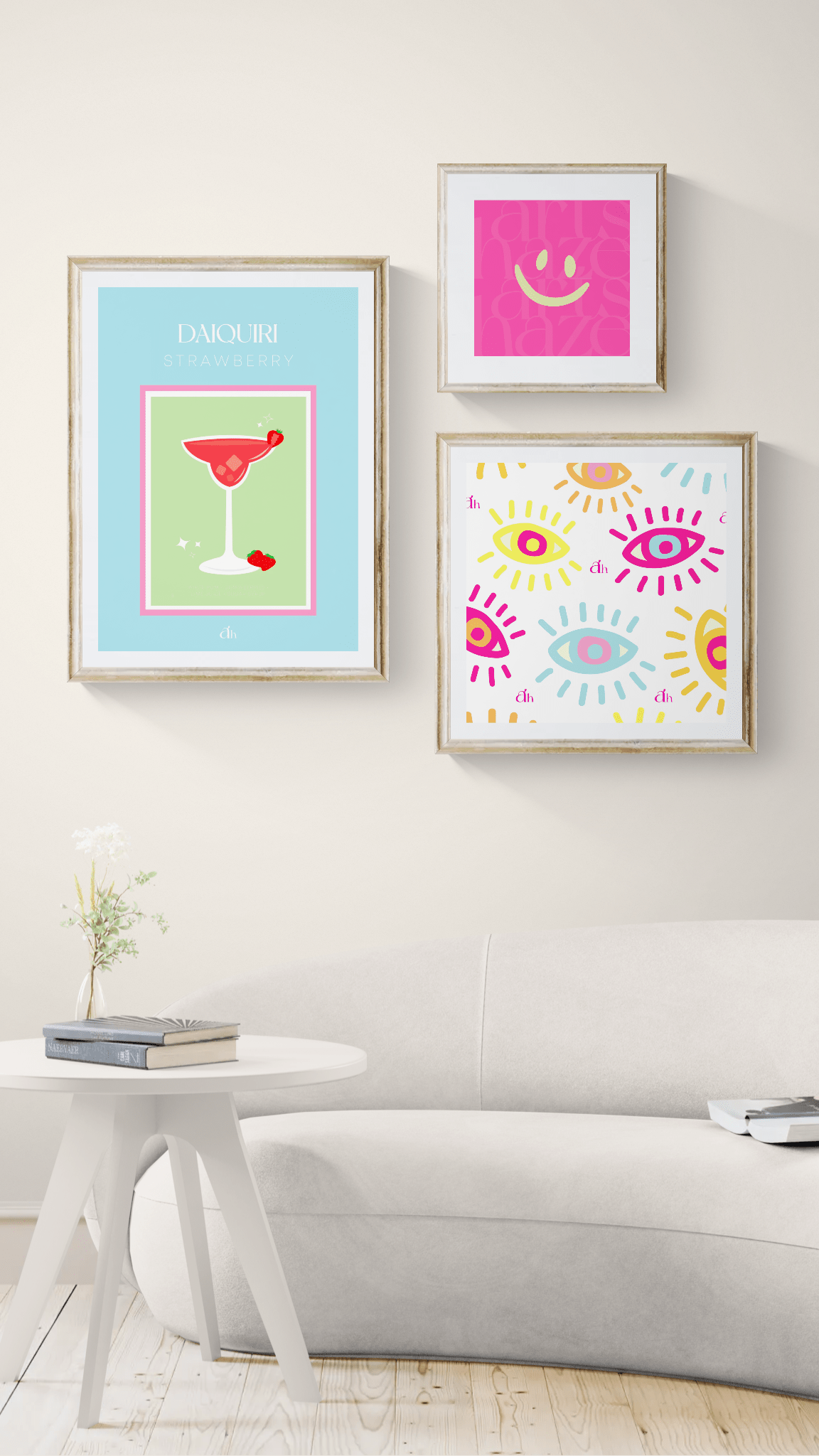 Happy Hue - Magenta & Lime - ArtsHaze