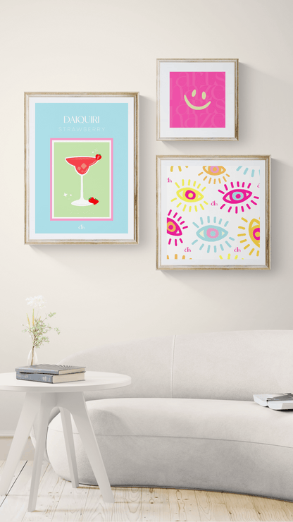 Happy Hue - Magenta & Lime - ArtsHaze