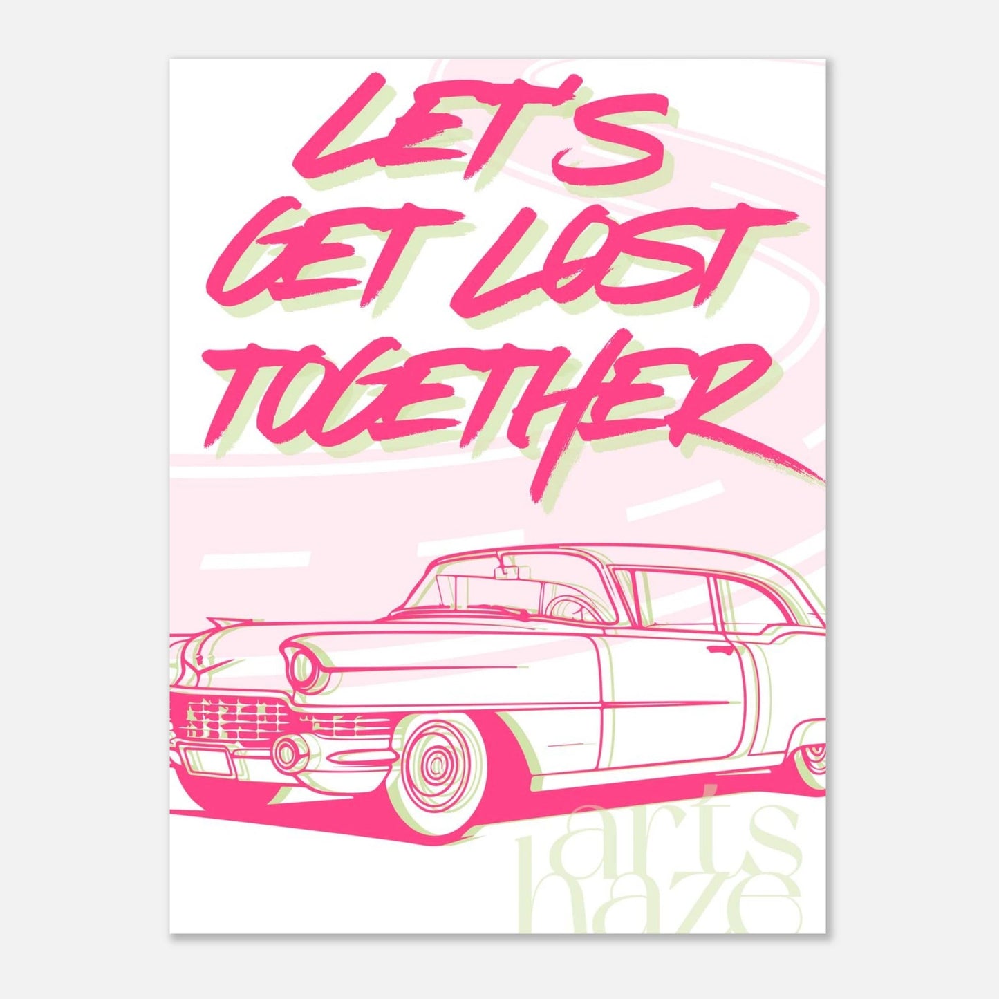 Matcha Muse - Pink Drift - ArtsHaze