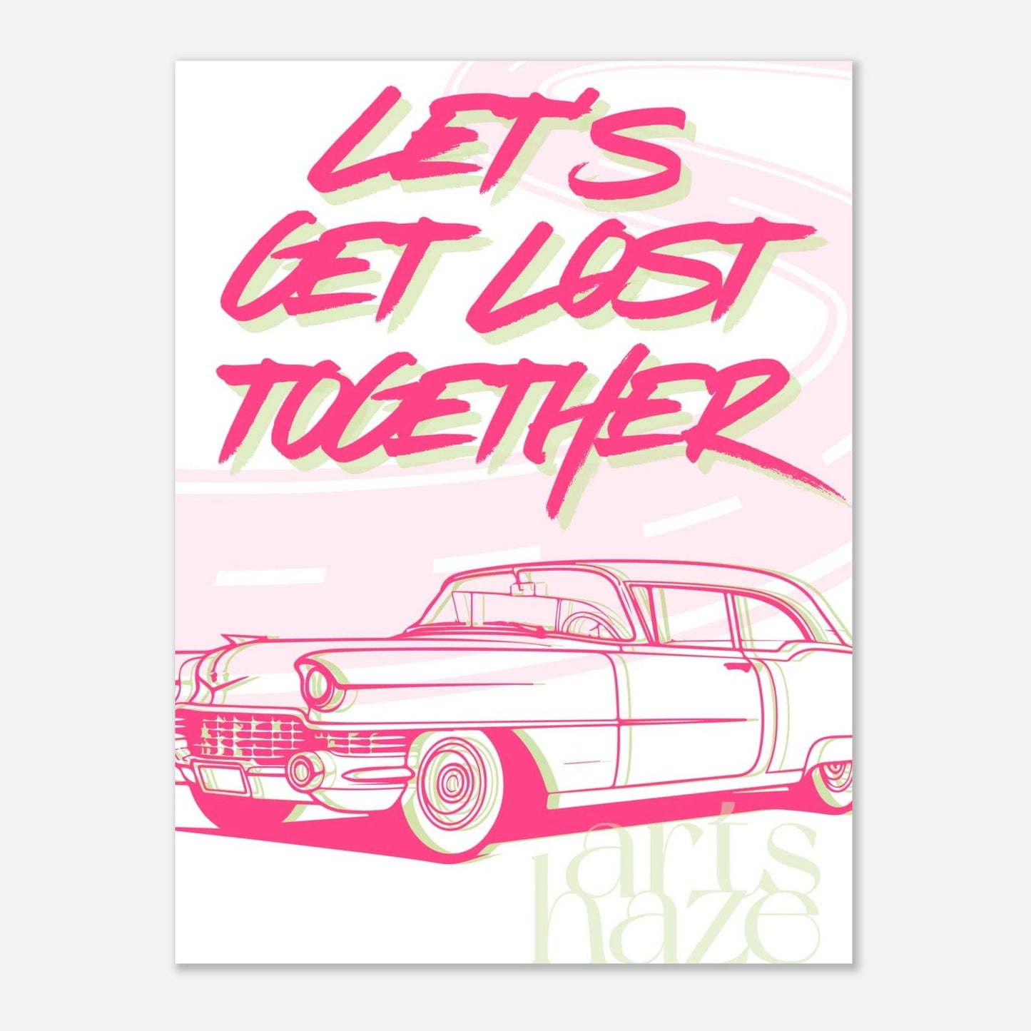 Matcha Muse - Pink Drift - ArtsHaze