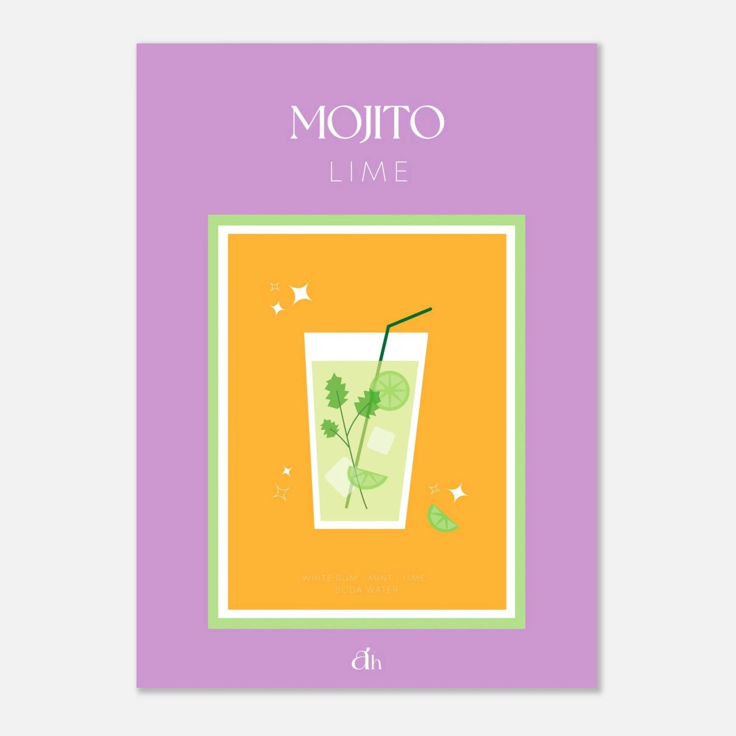 Sip & Style - Mojito Lime - ArtsHaze