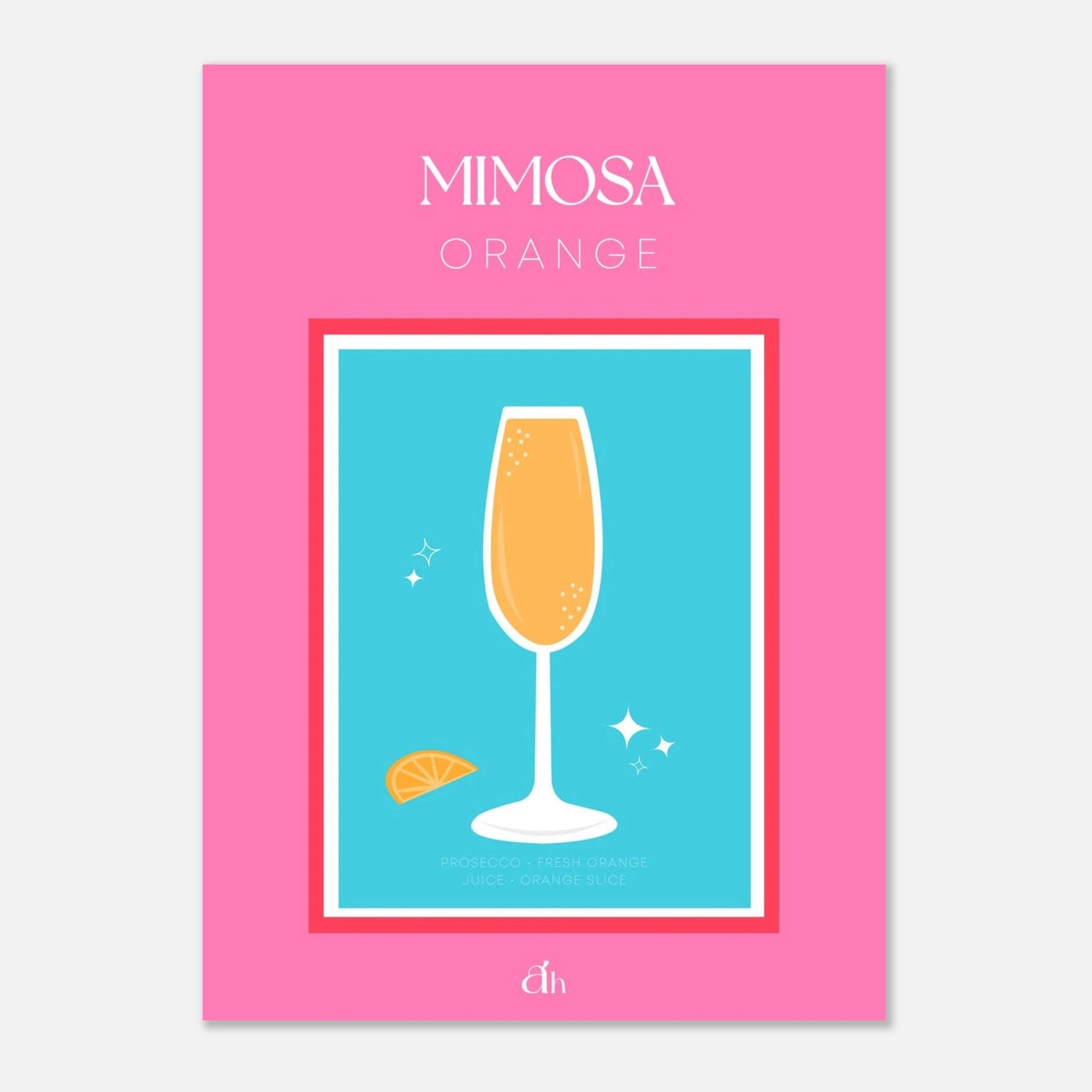 Sip & Style - Orange Mimosa - ArtsHaze