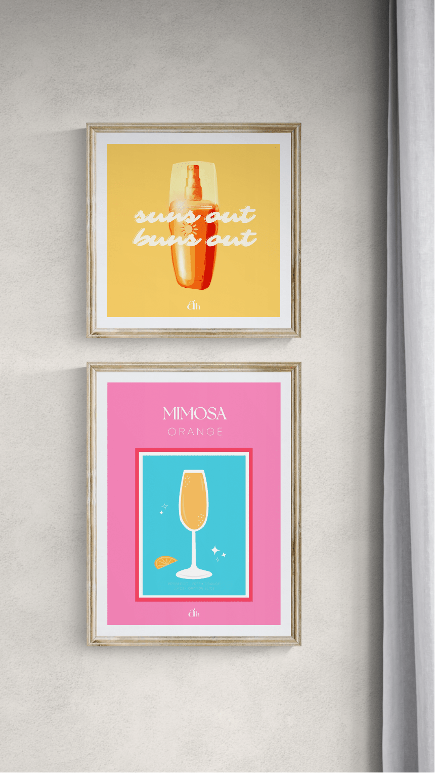 Sip & Style - Orange Mimosa - ArtsHaze