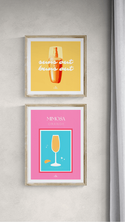 Sip & Style - Orange Mimosa - ArtsHaze