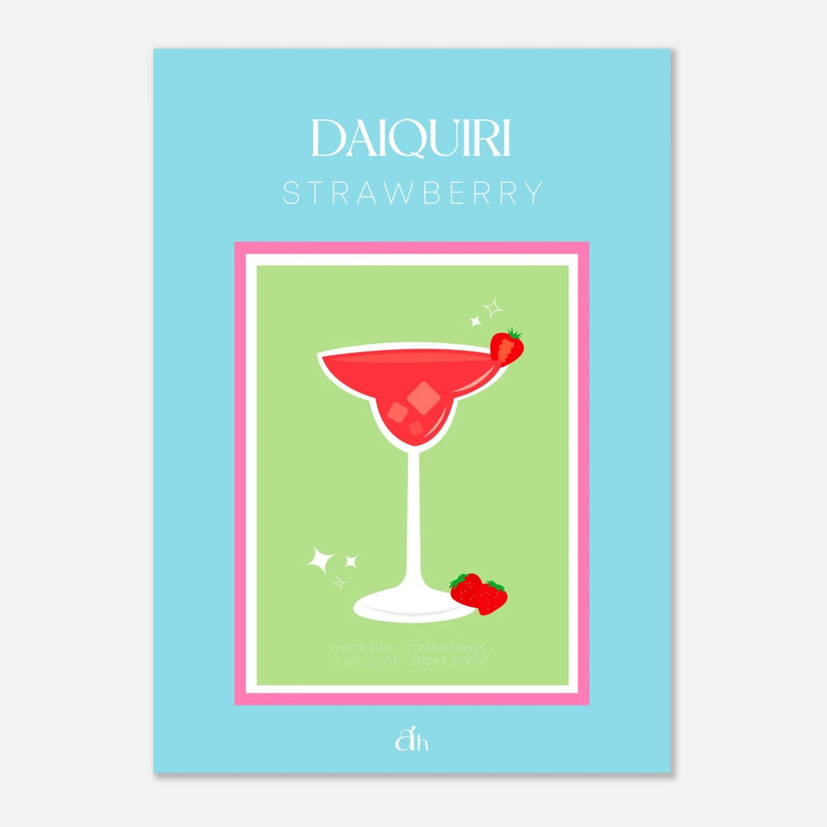 Sip & Style - Strawberry Daiquiri - ArtsHaze