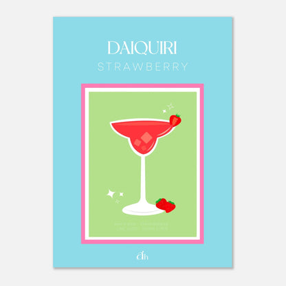 Sip & Style - Strawberry Daiquiri - ArtsHaze