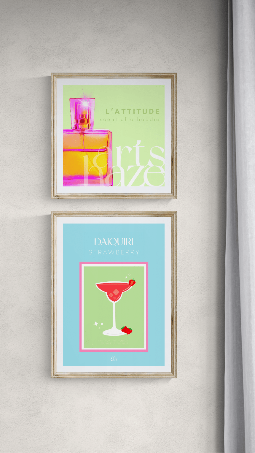 Sip & Style - Strawberry Daiquiri - ArtsHaze