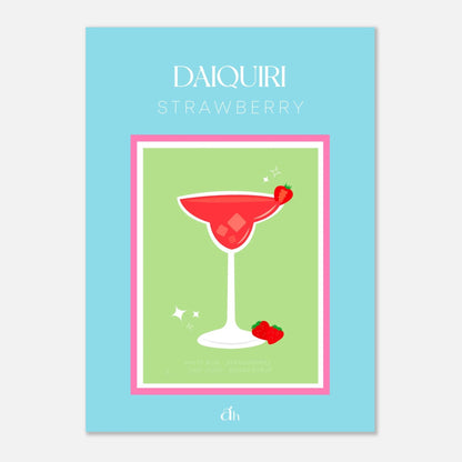 Sip & Style - Strawberry Daiquiri - ArtsHaze